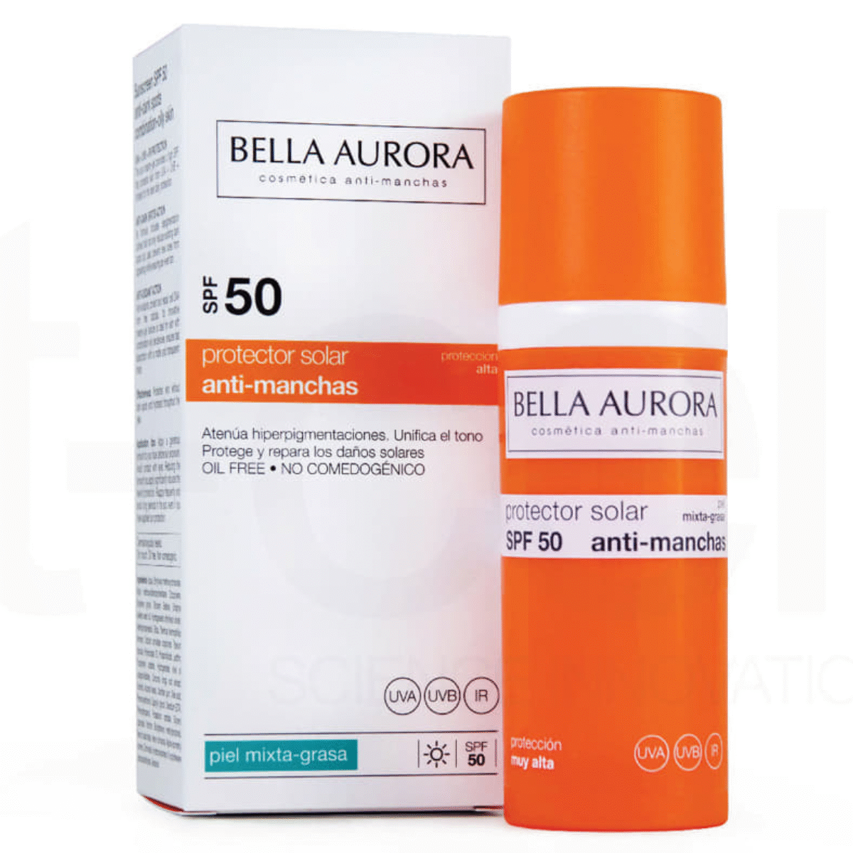 Kem chống nắng Bella Aurora Dark Spot Sunscreen SPF50. Combination-Oily Skin (50ml)
