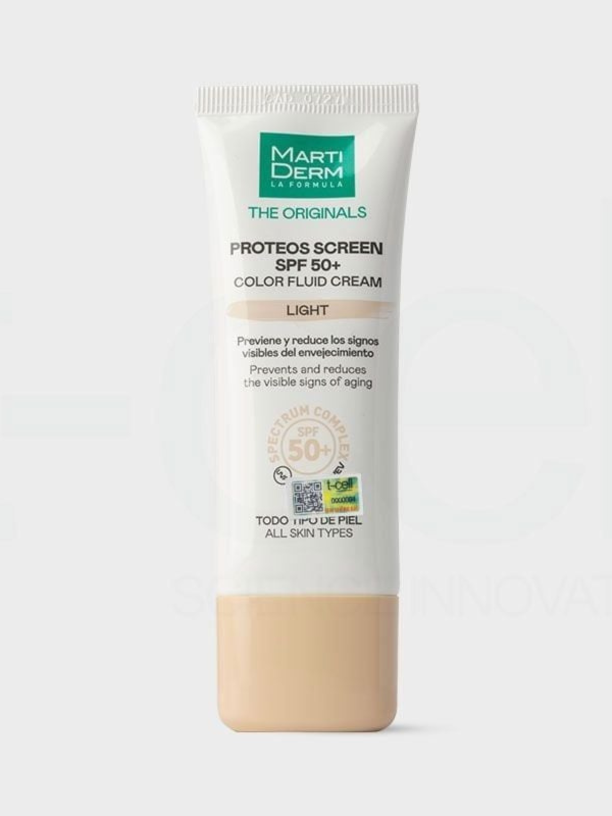 Kem chống nắng MARTIDERM PROTEOS SCREEN SPF 50+ COLOR FLUID CREAM - LIGHT