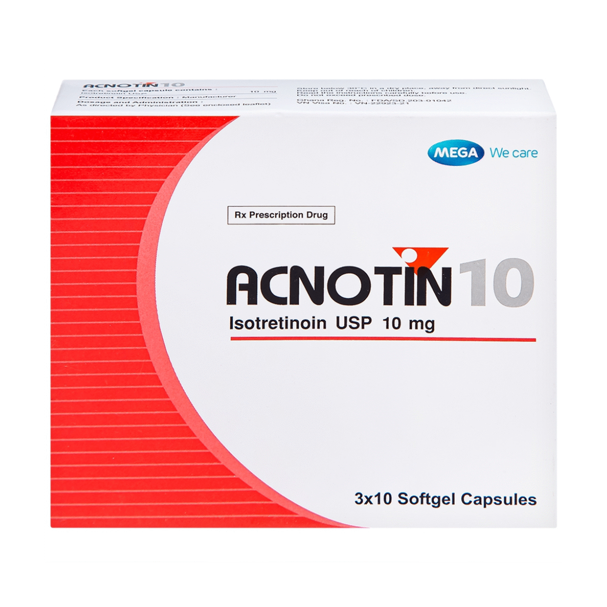 Acnotene 10mg (Isotretinoine 10mg)