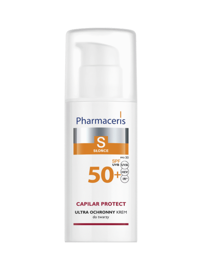 Kem chống nắng cho da mẫn đỏ, giãn mao mạch Pharmaceris CAPILAR PROTECT