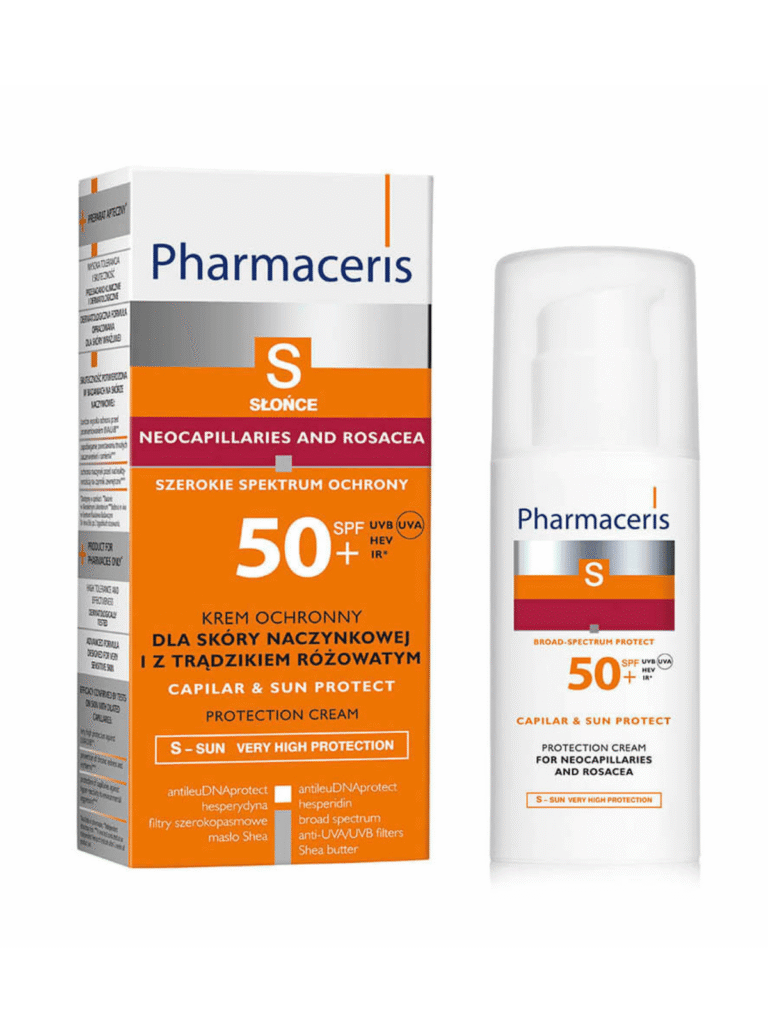Kem chống nắng cho da mẫn đỏ, giãn mao mạch Pharmaceris CAPILAR PROTECT