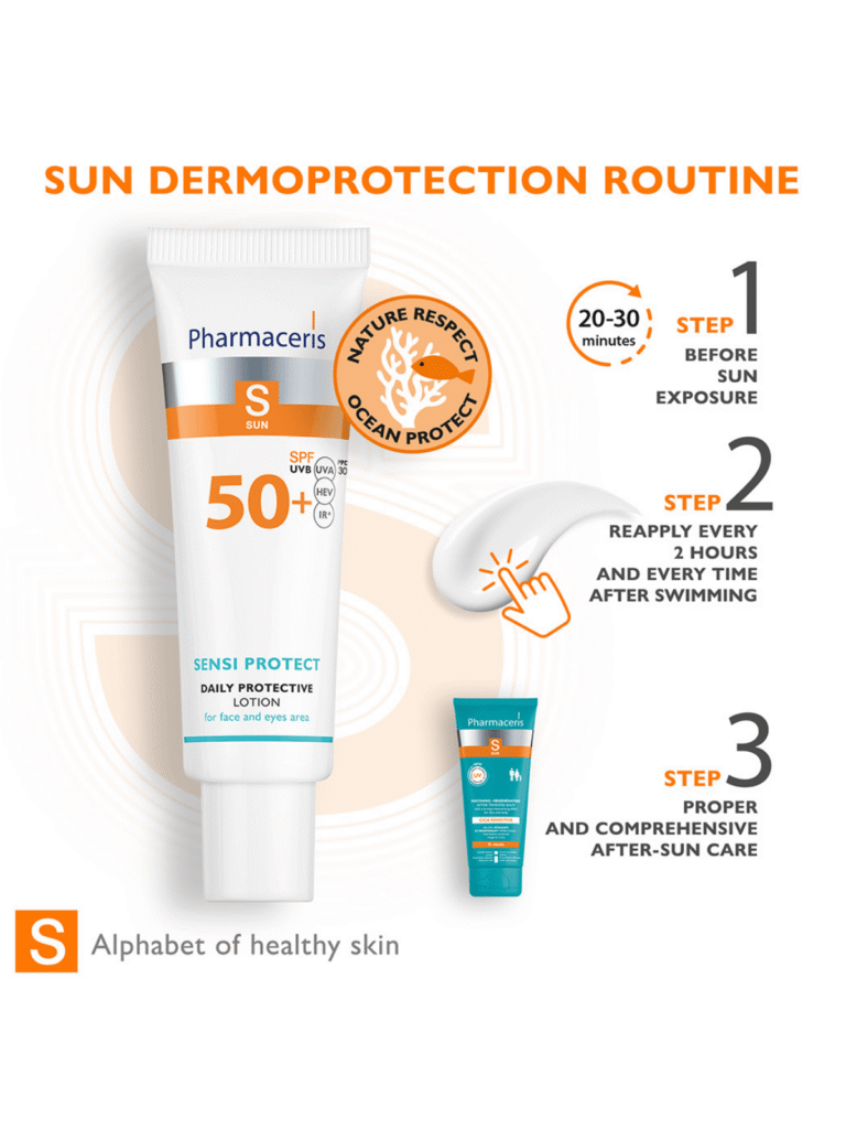 Kem chống nắng cho da nhạy cảm Pharmaceris SENSI PROTECT