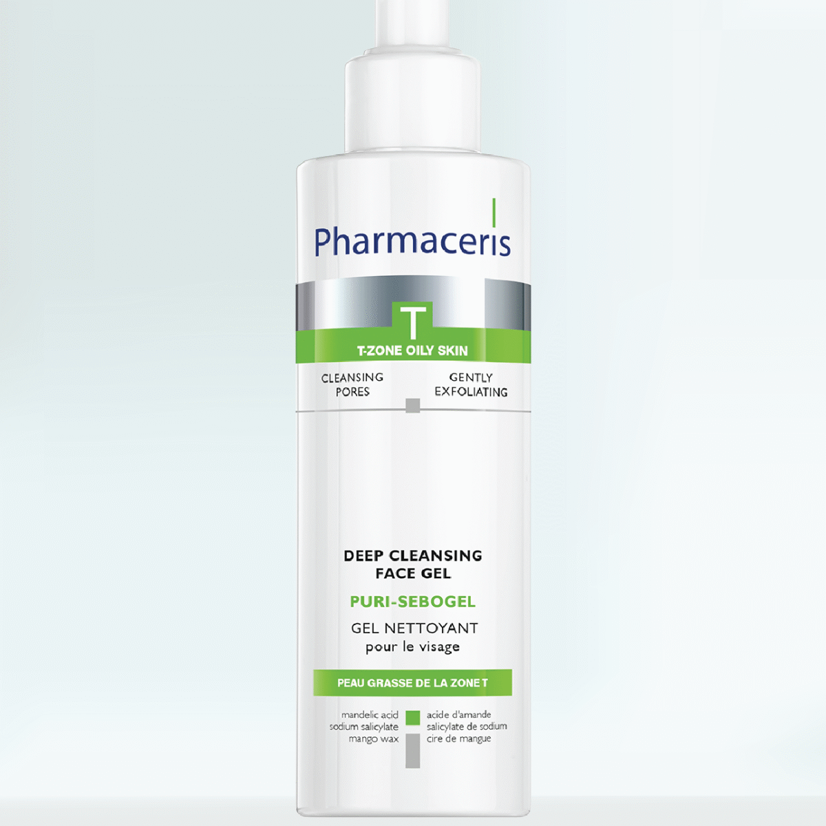 Pharmaceris PURI-SEBOGEL gel rửa mặt làm sạch sâu