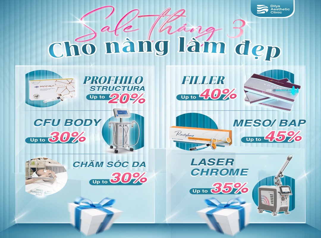ưu đãi làm đẹp tháng 3