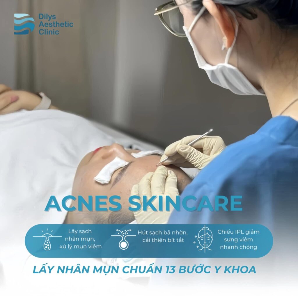  Gói Acnes Skincare của team Dilys tập trung vào việc triệt tiêu nguyên nhân cốt lõi gây mụn