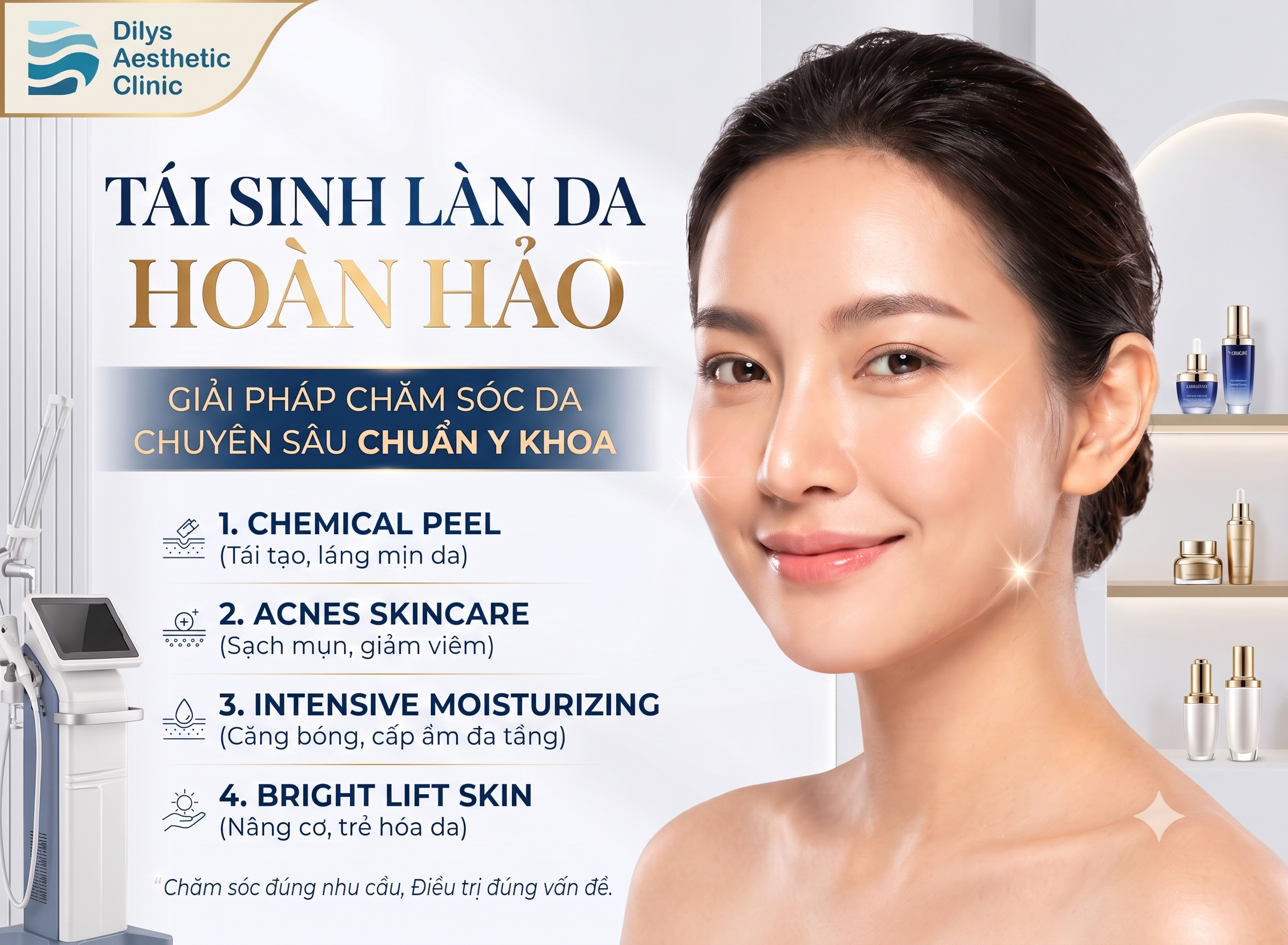 Khám Phá 4 Phác Đồ Chăm Sóc Da Chuyên Sâu Mang Tính Thực Tế Cao Từ Dilys