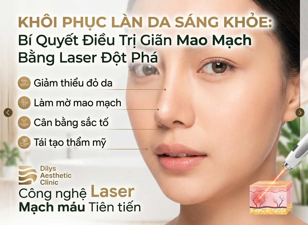Điều trị giãn mao mạch